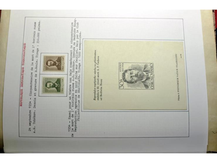  1918/86, ungebrauchte und gestempelte Sammlung mit lokalen Revolutionsausgaben, VZOREC auf Hradschin, Portoprovisiorien, Pro