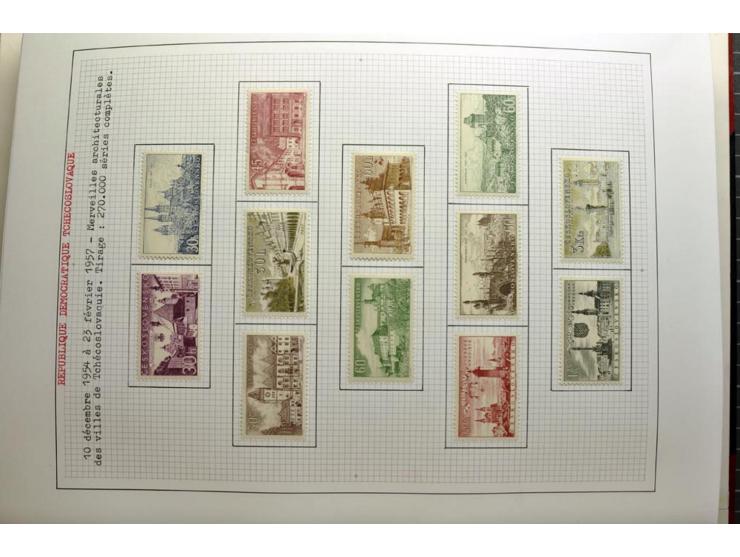  1918/86, ungebrauchte und gestempelte Sammlung mit lokalen Revolutionsausgaben, VZOREC auf Hradschin, Portoprovisiorien, Pro