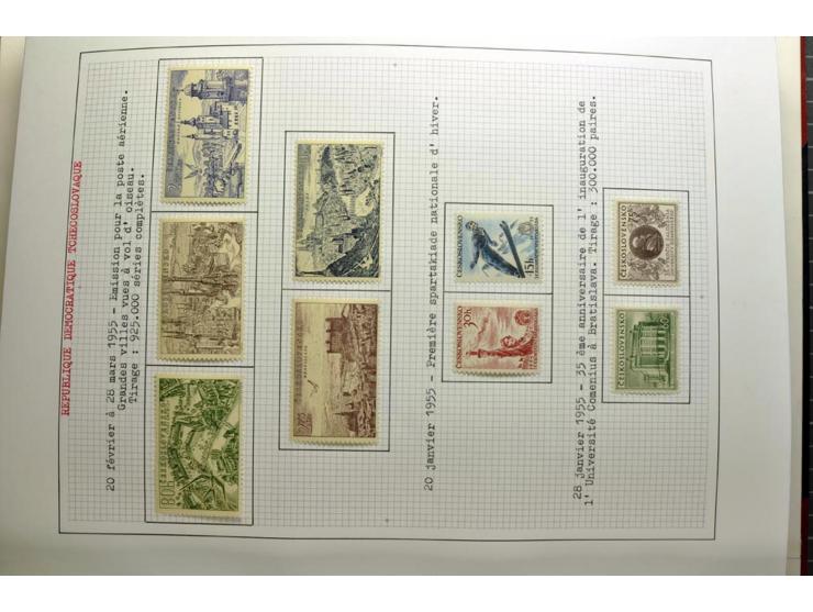  1918/86, ungebrauchte und gestempelte Sammlung mit lokalen Revolutionsausgaben, VZOREC auf Hradschin, Portoprovisiorien, Pro