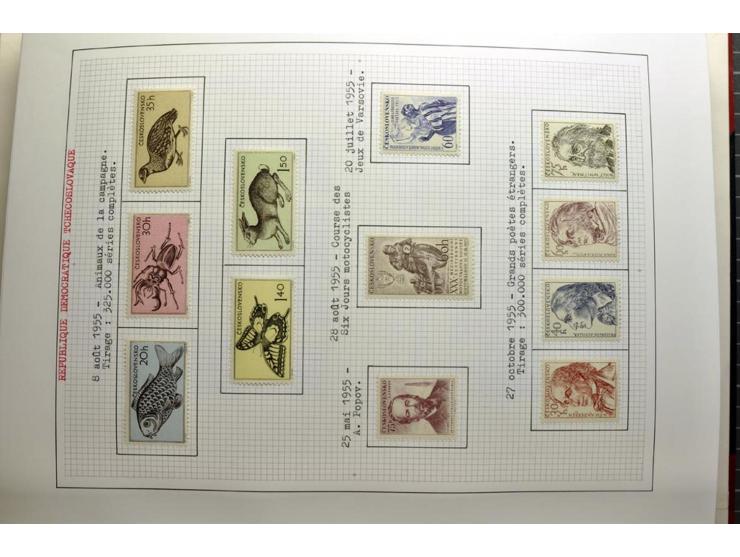  1918/86, ungebrauchte und gestempelte Sammlung mit lokalen Revolutionsausgaben, VZOREC auf Hradschin, Portoprovisiorien, Pro