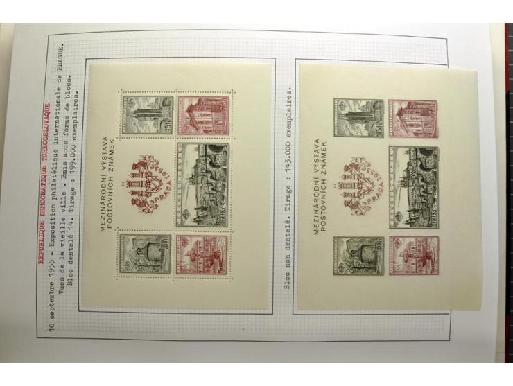  1918/86, ungebrauchte und gestempelte Sammlung mit lokalen Revolutionsausgaben, VZOREC auf Hradschin, Portoprovisiorien, Pro