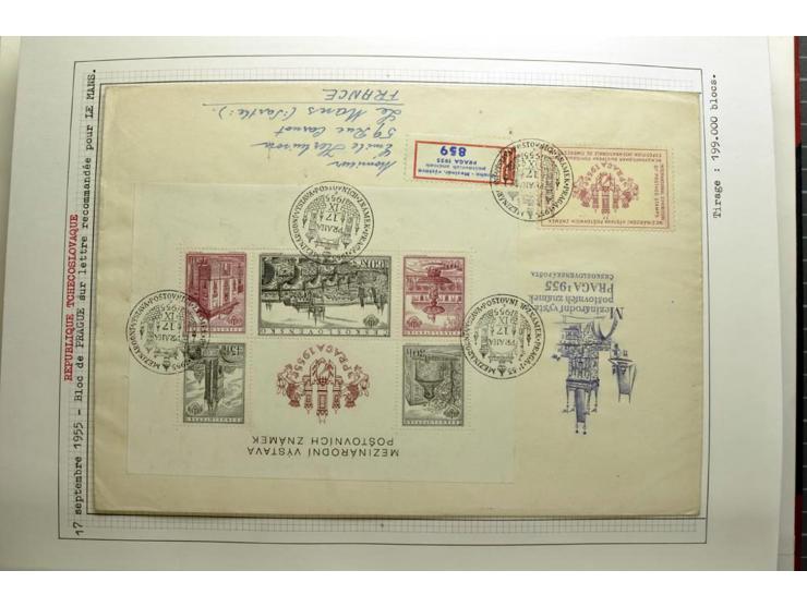  1918/86, ungebrauchte und gestempelte Sammlung mit lokalen Revolutionsausgaben, VZOREC auf Hradschin, Portoprovisiorien, Pro