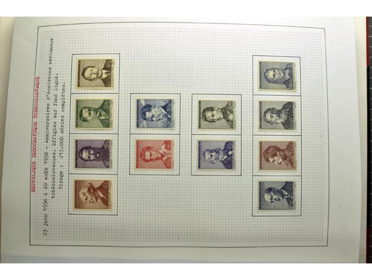  1918/86, ungebrauchte und gestempelte Sammlung mit lokalen Revolutionsausgaben, VZOREC auf Hradschin, Portoprovisiorien, Pro