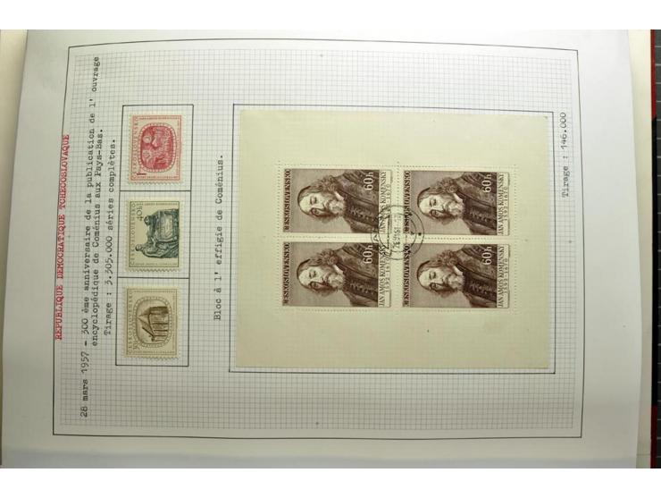  1918/86, ungebrauchte und gestempelte Sammlung mit lokalen Revolutionsausgaben, VZOREC auf Hradschin, Portoprovisiorien, Pro