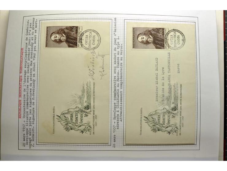  1918/86, ungebrauchte und gestempelte Sammlung mit lokalen Revolutionsausgaben, VZOREC auf Hradschin, Portoprovisiorien, Pro