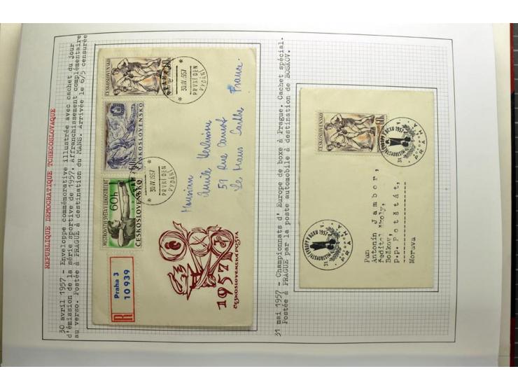  1918/86, ungebrauchte und gestempelte Sammlung mit lokalen Revolutionsausgaben, VZOREC auf Hradschin, Portoprovisiorien, Pro