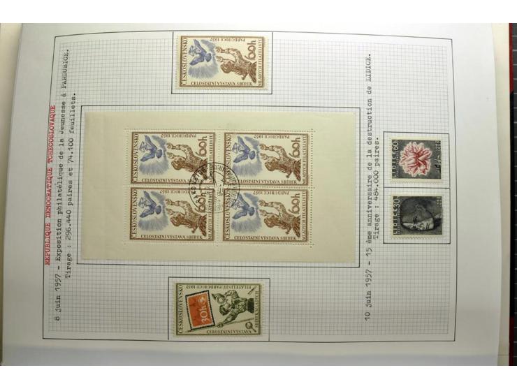  1918/86, ungebrauchte und gestempelte Sammlung mit lokalen Revolutionsausgaben, VZOREC auf Hradschin, Portoprovisiorien, Pro