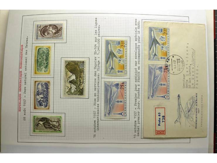  1918/86, ungebrauchte und gestempelte Sammlung mit lokalen Revolutionsausgaben, VZOREC auf Hradschin, Portoprovisiorien, Pro