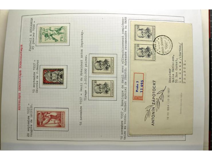  1918/86, ungebrauchte und gestempelte Sammlung mit lokalen Revolutionsausgaben, VZOREC auf Hradschin, Portoprovisiorien, Pro