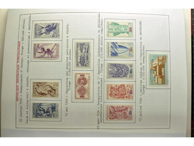 1918/86, ungebrauchte und gestempelte Sammlung mit lokalen Revolutionsausgaben, VZOREC auf Hradschin, Portoprovisiorien, Pro