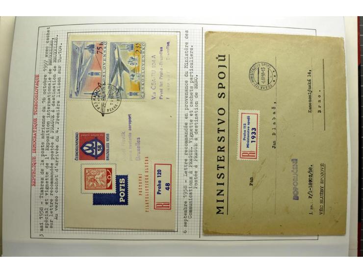  1918/86, ungebrauchte und gestempelte Sammlung mit lokalen Revolutionsausgaben, VZOREC auf Hradschin, Portoprovisiorien, Pro