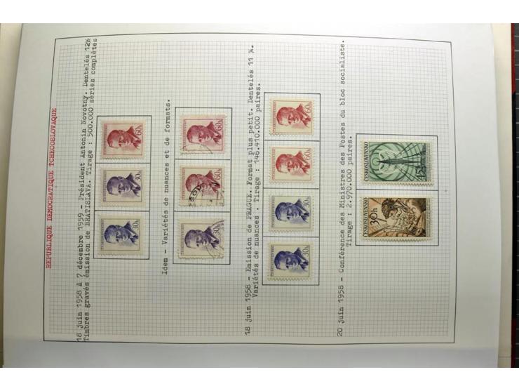  1918/86, ungebrauchte und gestempelte Sammlung mit lokalen Revolutionsausgaben, VZOREC auf Hradschin, Portoprovisiorien, Pro