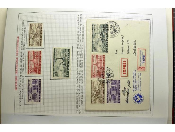  1918/86, ungebrauchte und gestempelte Sammlung mit lokalen Revolutionsausgaben, VZOREC auf Hradschin, Portoprovisiorien, Pro