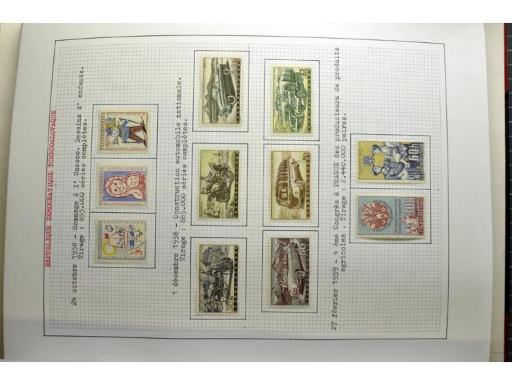 1918/86, ungebrauchte und gestempelte Sammlung mit lokalen Revolutionsausgaben, VZOREC auf Hradschin, Portoprovisiorien, Pro