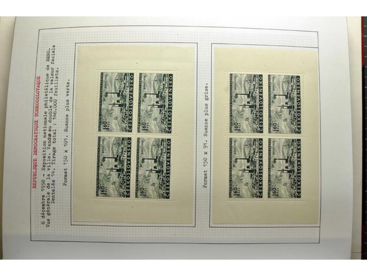  1918/86, ungebrauchte und gestempelte Sammlung mit lokalen Revolutionsausgaben, VZOREC auf Hradschin, Portoprovisiorien, Pro