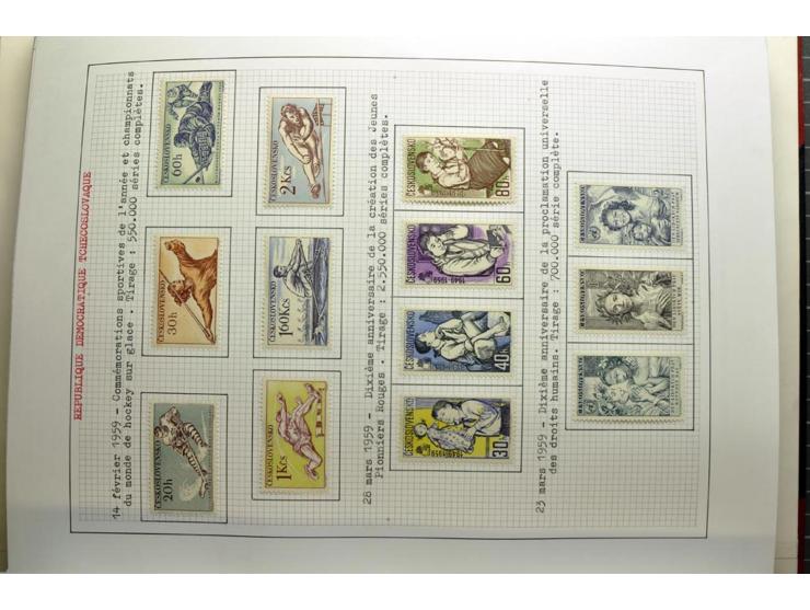  1918/86, ungebrauchte und gestempelte Sammlung mit lokalen Revolutionsausgaben, VZOREC auf Hradschin, Portoprovisiorien, Pro