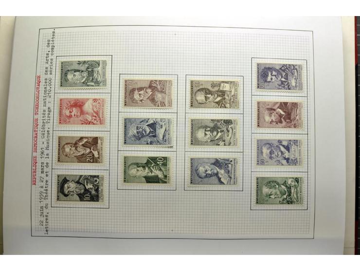  1918/86, ungebrauchte und gestempelte Sammlung mit lokalen Revolutionsausgaben, VZOREC auf Hradschin, Portoprovisiorien, Pro