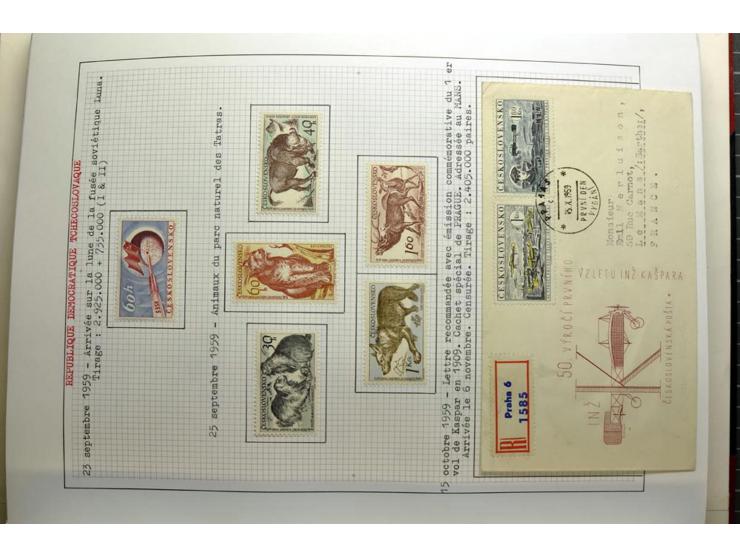  1918/86, ungebrauchte und gestempelte Sammlung mit lokalen Revolutionsausgaben, VZOREC auf Hradschin, Portoprovisiorien, Pro