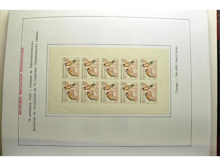  1918/86, ungebrauchte und gestempelte Sammlung mit lokalen Revolutionsausgaben, VZOREC auf Hradschin, Portoprovisiorien, Pro