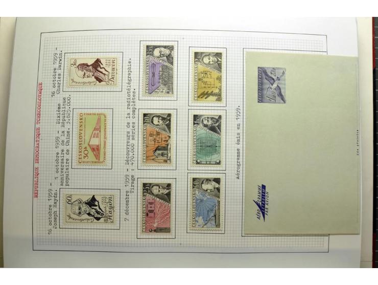  1918/86, ungebrauchte und gestempelte Sammlung mit lokalen Revolutionsausgaben, VZOREC auf Hradschin, Portoprovisiorien, Pro