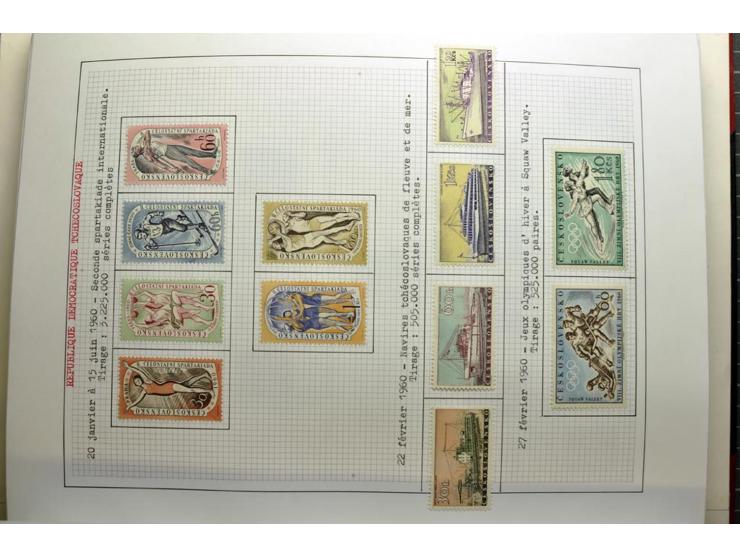  1918/86, ungebrauchte und gestempelte Sammlung mit lokalen Revolutionsausgaben, VZOREC auf Hradschin, Portoprovisiorien, Pro