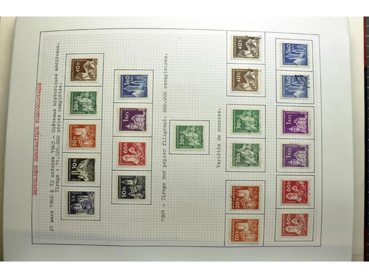  1918/86, ungebrauchte und gestempelte Sammlung mit lokalen Revolutionsausgaben, VZOREC auf Hradschin, Portoprovisiorien, Pro