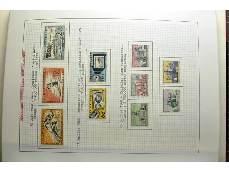  1918/86, ungebrauchte und gestempelte Sammlung mit lokalen Revolutionsausgaben, VZOREC auf Hradschin, Portoprovisiorien, Pro