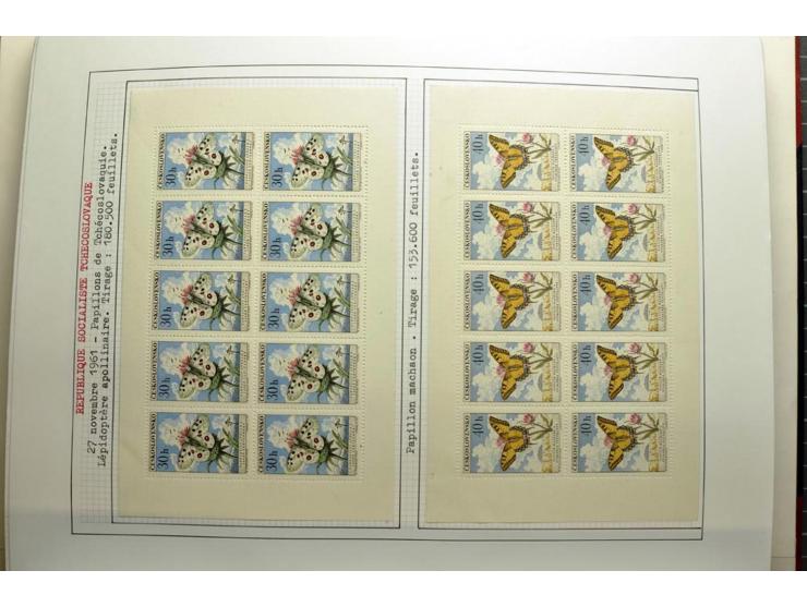  1918/86, ungebrauchte und gestempelte Sammlung mit lokalen Revolutionsausgaben, VZOREC auf Hradschin, Portoprovisiorien, Pro