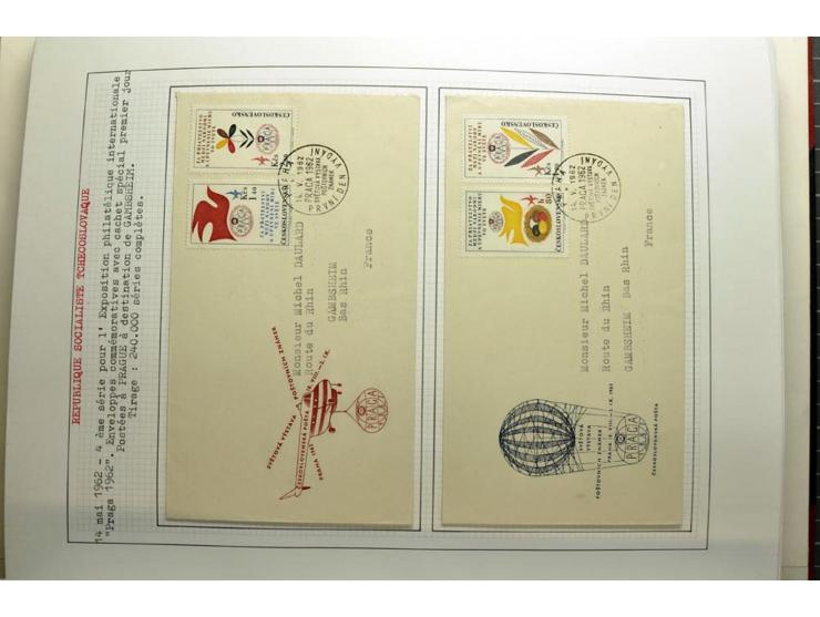  1918/86, ungebrauchte und gestempelte Sammlung mit lokalen Revolutionsausgaben, VZOREC auf Hradschin, Portoprovisiorien, Pro