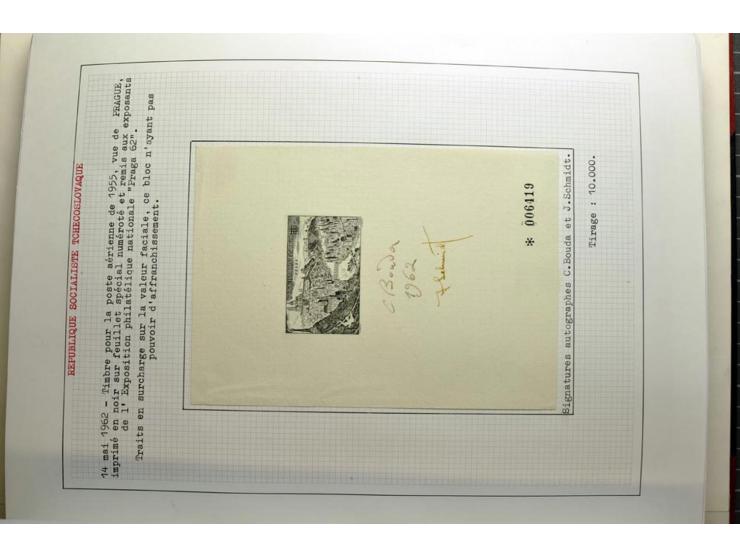  1918/86, ungebrauchte und gestempelte Sammlung mit lokalen Revolutionsausgaben, VZOREC auf Hradschin, Portoprovisiorien, Pro