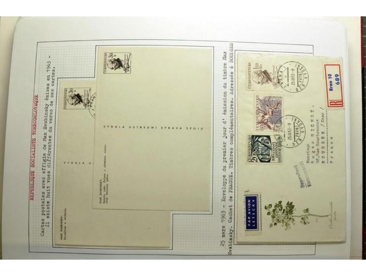  1918/86, ungebrauchte und gestempelte Sammlung mit lokalen Revolutionsausgaben, VZOREC auf Hradschin, Portoprovisiorien, Pro