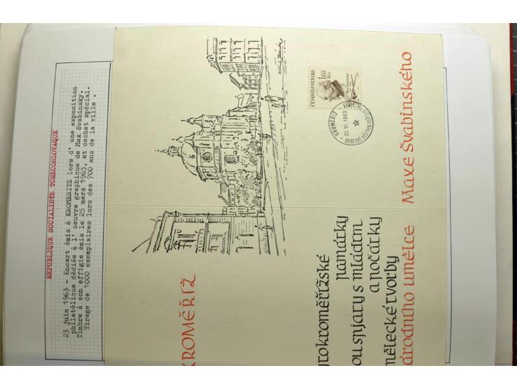 1918/86, ungebrauchte und gestempelte Sammlung mit lokalen Revolutionsausgaben, VZOREC auf Hradschin, Portoprovisiorien, Pro