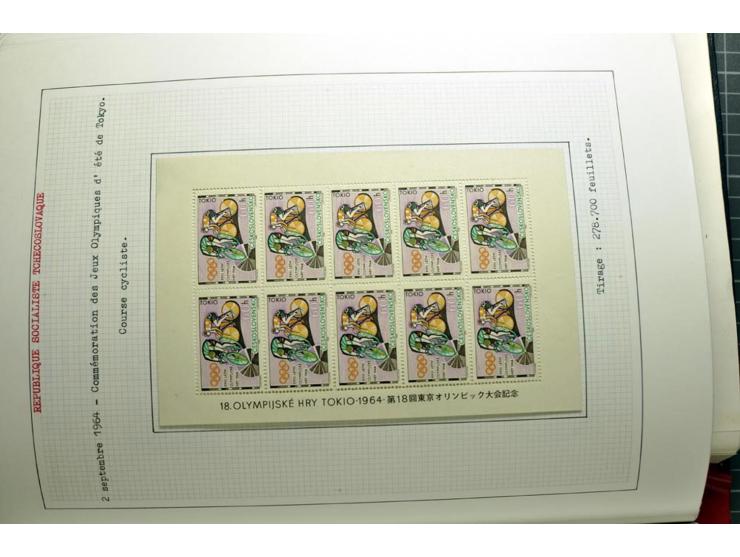  1918/86, ungebrauchte und gestempelte Sammlung mit lokalen Revolutionsausgaben, VZOREC auf Hradschin, Portoprovisiorien, Pro