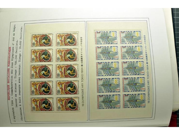 1918/86, ungebrauchte und gestempelte Sammlung mit lokalen Revolutionsausgaben, VZOREC auf Hradschin, Portoprovisiorien, Pro