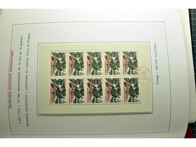  1918/86, ungebrauchte und gestempelte Sammlung mit lokalen Revolutionsausgaben, VZOREC auf Hradschin, Portoprovisiorien, Pro