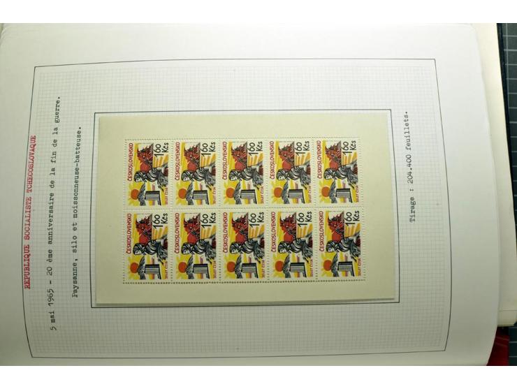  1918/86, ungebrauchte und gestempelte Sammlung mit lokalen Revolutionsausgaben, VZOREC auf Hradschin, Portoprovisiorien, Pro