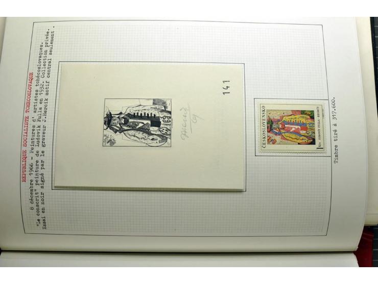  1918/86, ungebrauchte und gestempelte Sammlung mit lokalen Revolutionsausgaben, VZOREC auf Hradschin, Portoprovisiorien, Pro