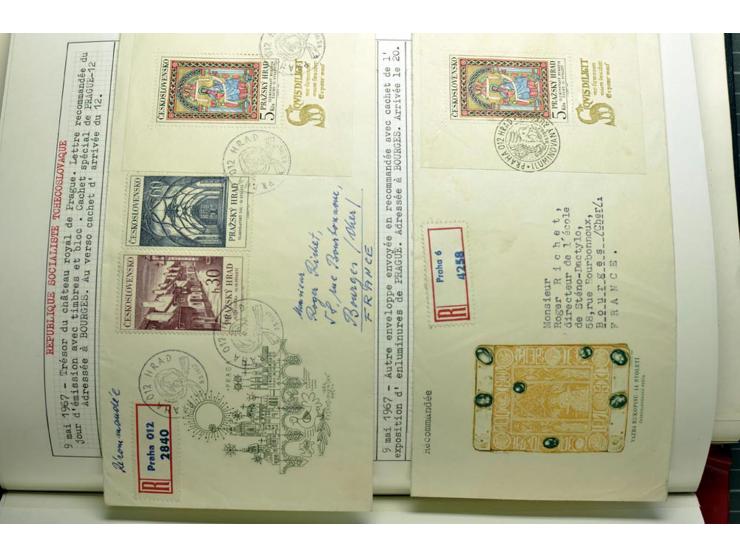  1918/86, ungebrauchte und gestempelte Sammlung mit lokalen Revolutionsausgaben, VZOREC auf Hradschin, Portoprovisiorien, Pro