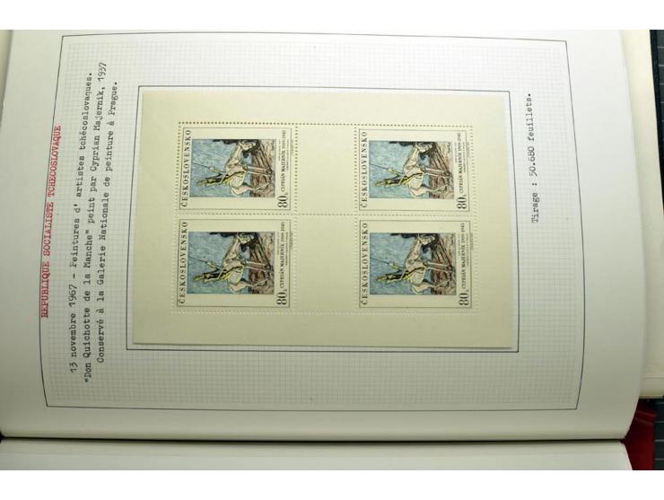  1918/86, ungebrauchte und gestempelte Sammlung mit lokalen Revolutionsausgaben, VZOREC auf Hradschin, Portoprovisiorien, Pro