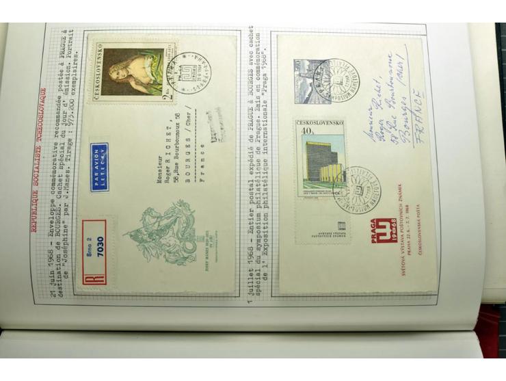  1918/86, ungebrauchte und gestempelte Sammlung mit lokalen Revolutionsausgaben, VZOREC auf Hradschin, Portoprovisiorien, Pro