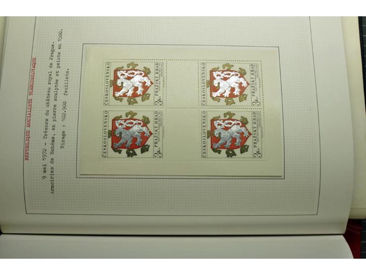  1918/86, ungebrauchte und gestempelte Sammlung mit lokalen Revolutionsausgaben, VZOREC auf Hradschin, Portoprovisiorien, Pro