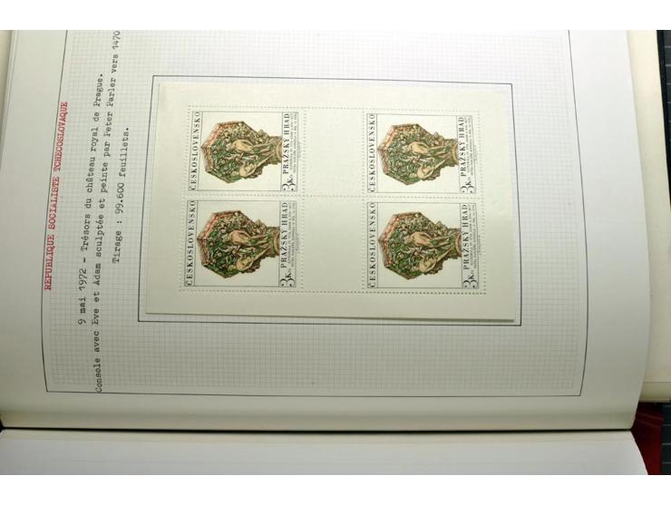  1918/86, ungebrauchte und gestempelte Sammlung mit lokalen Revolutionsausgaben, VZOREC auf Hradschin, Portoprovisiorien, Pro