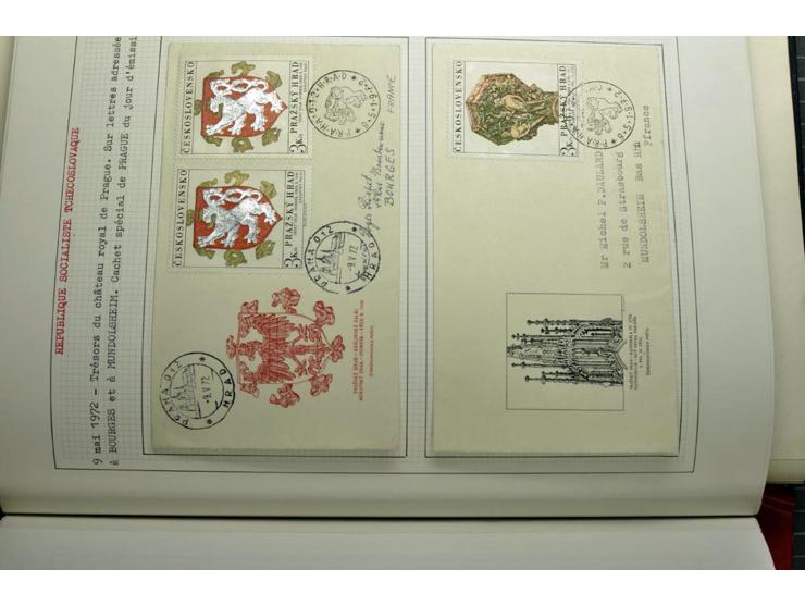  1918/86, ungebrauchte und gestempelte Sammlung mit lokalen Revolutionsausgaben, VZOREC auf Hradschin, Portoprovisiorien, Pro