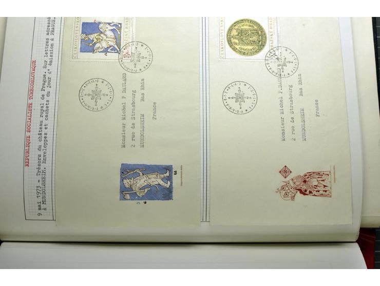  1918/86, ungebrauchte und gestempelte Sammlung mit lokalen Revolutionsausgaben, VZOREC auf Hradschin, Portoprovisiorien, Pro