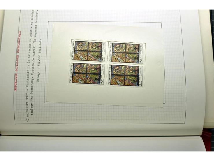  1918/86, ungebrauchte und gestempelte Sammlung mit lokalen Revolutionsausgaben, VZOREC auf Hradschin, Portoprovisiorien, Pro