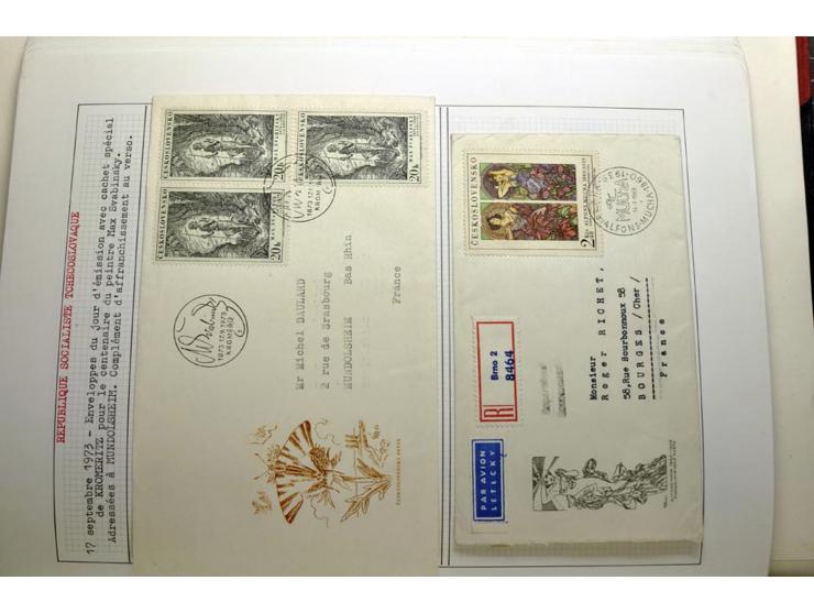  1918/86, ungebrauchte und gestempelte Sammlung mit lokalen Revolutionsausgaben, VZOREC auf Hradschin, Portoprovisiorien, Pro