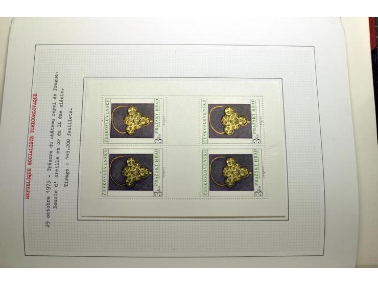  1918/86, ungebrauchte und gestempelte Sammlung mit lokalen Revolutionsausgaben, VZOREC auf Hradschin, Portoprovisiorien, Pro