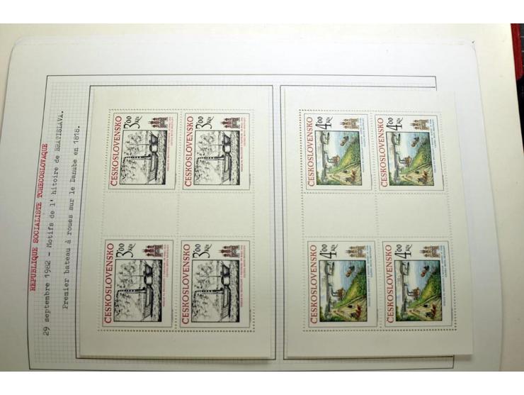  1918/86, ungebrauchte und gestempelte Sammlung mit lokalen Revolutionsausgaben, VZOREC auf Hradschin, Portoprovisiorien, Pro