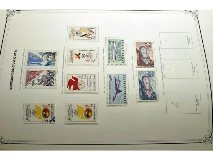  1918/86, ungebrauchte und gestempelte Sammlung mit lokalen Revolutionsausgaben, VZOREC auf Hradschin, Portoprovisiorien, Pro