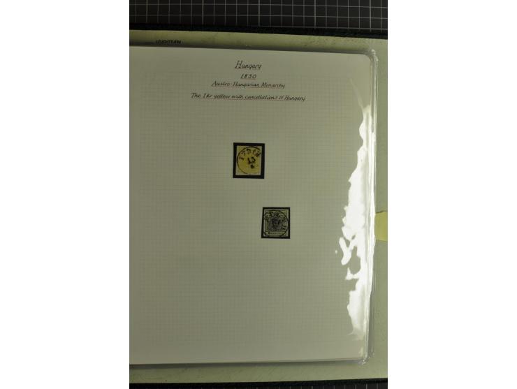 1577/1872, zweibändige Spezialsammlung, beginnend mit kpl. Brief 1577 von Simon Forgacs 'Capitanus Supremus" von Ungarn an de